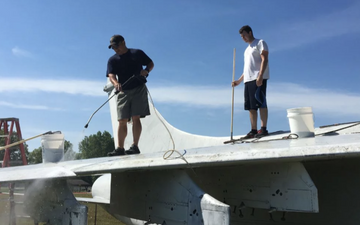 FDVG Begins Restoration of U.S. Navy A7 Corsair In Edwardsville Township IL